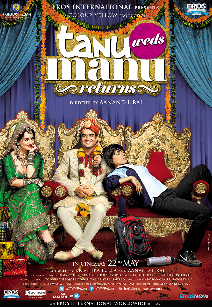 Madhavan, Jimmy Shergill, Deepak Dobriyal, Kangana Ranaut and Swara Bhaskar in Tanu Weds Manu Returns (2015)