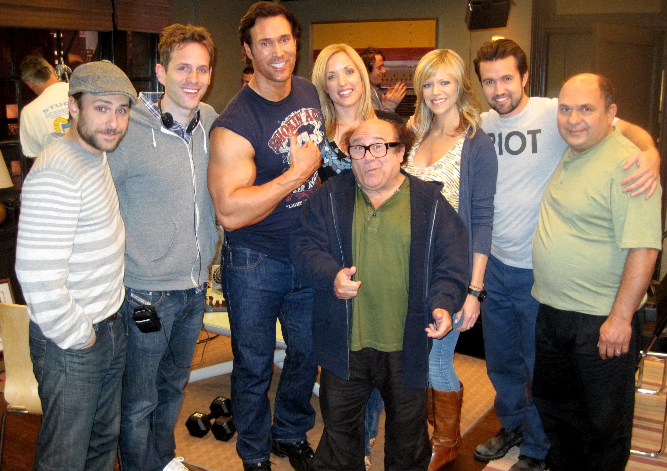 On set It's Always Sunny in Philadelphia