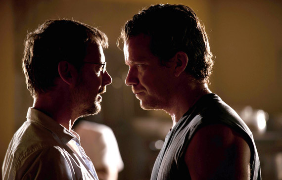 Still of Max Beesley and John Simm in Mad Dogs (2011)