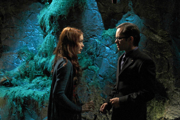 Still of Neil Grayston and Felicia Day in Eureka (2006)