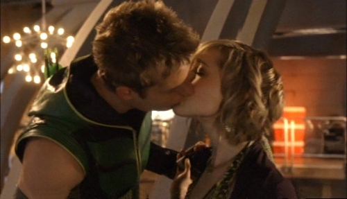 Still of Allison Mack and Justin Hartley in Smallville (2001)