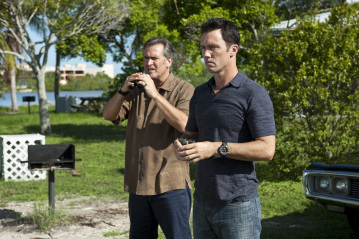 Still of Bruce Campbell and Jeffrey Donovan in Vilko bilietas (2007)