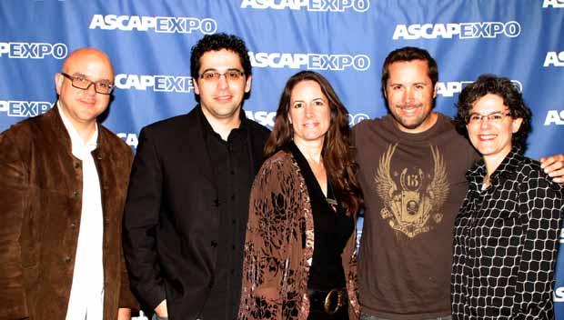 Speakers at ASCAP Expo's Hollywood film music panel.