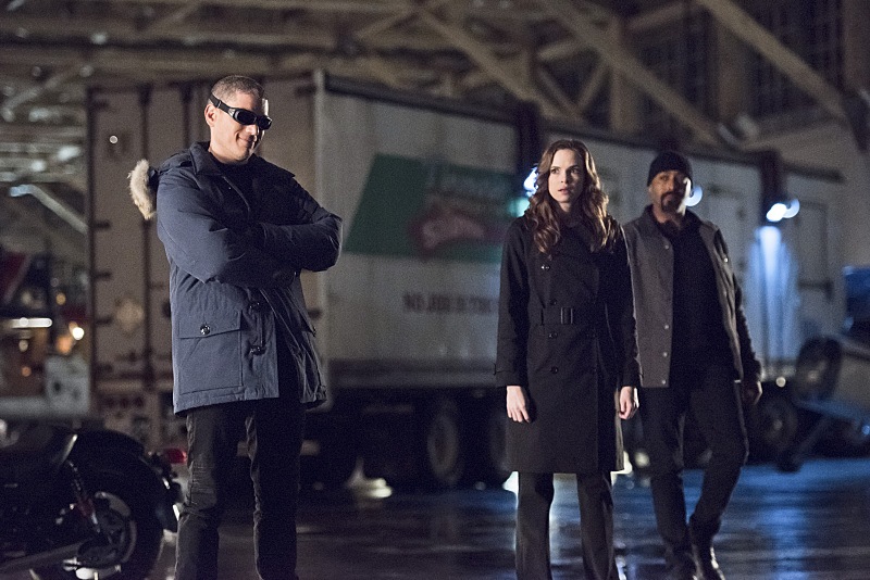 Still of Jesse L. Martin, Wentworth Miller and Danielle Panabaker in The Flash (2014)