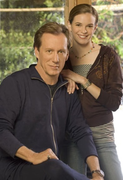 Still of James Woods and Danielle Panabaker in Shark (2006)