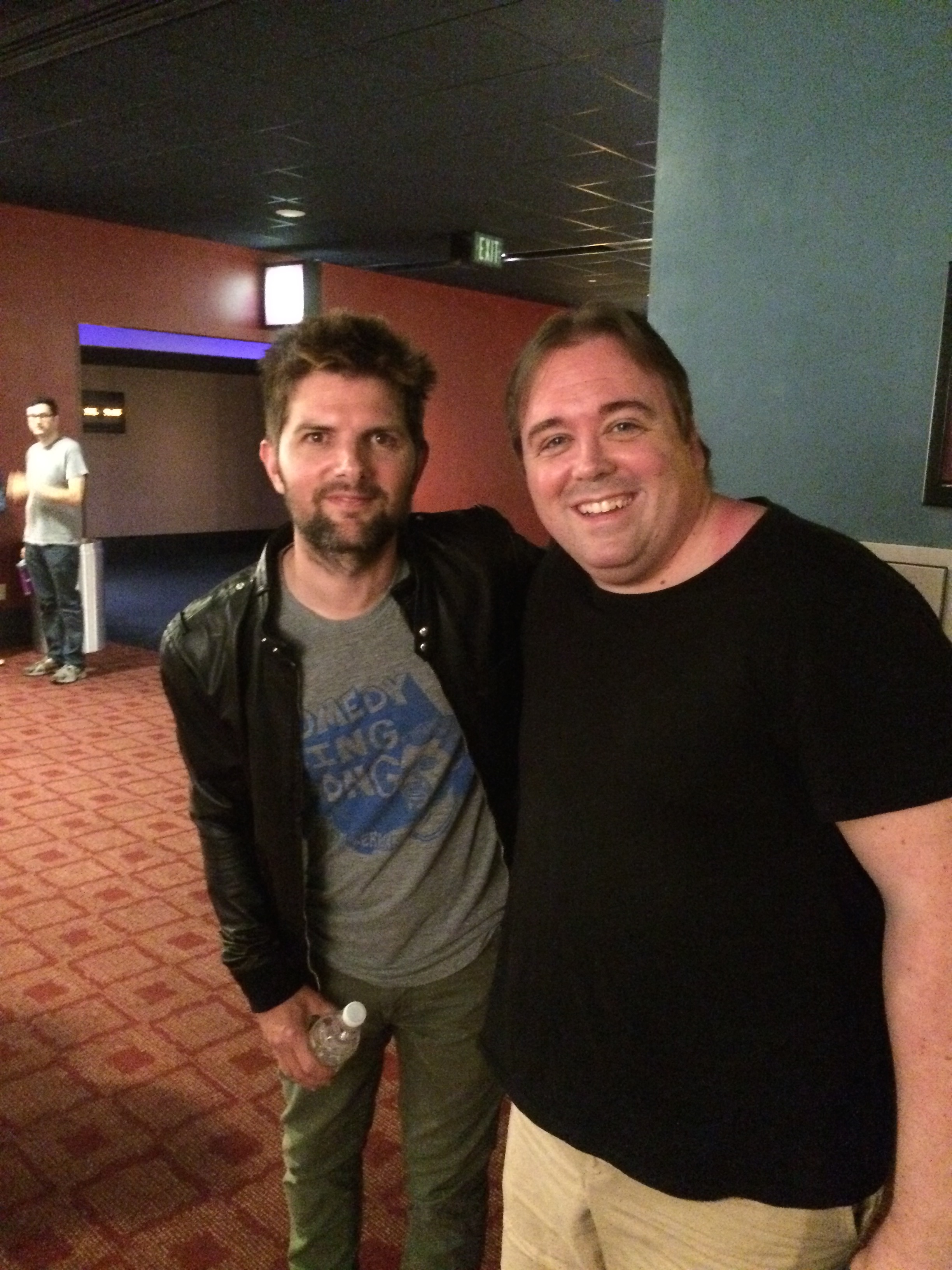 with Adam Scott, actor/producer The Overnight.
