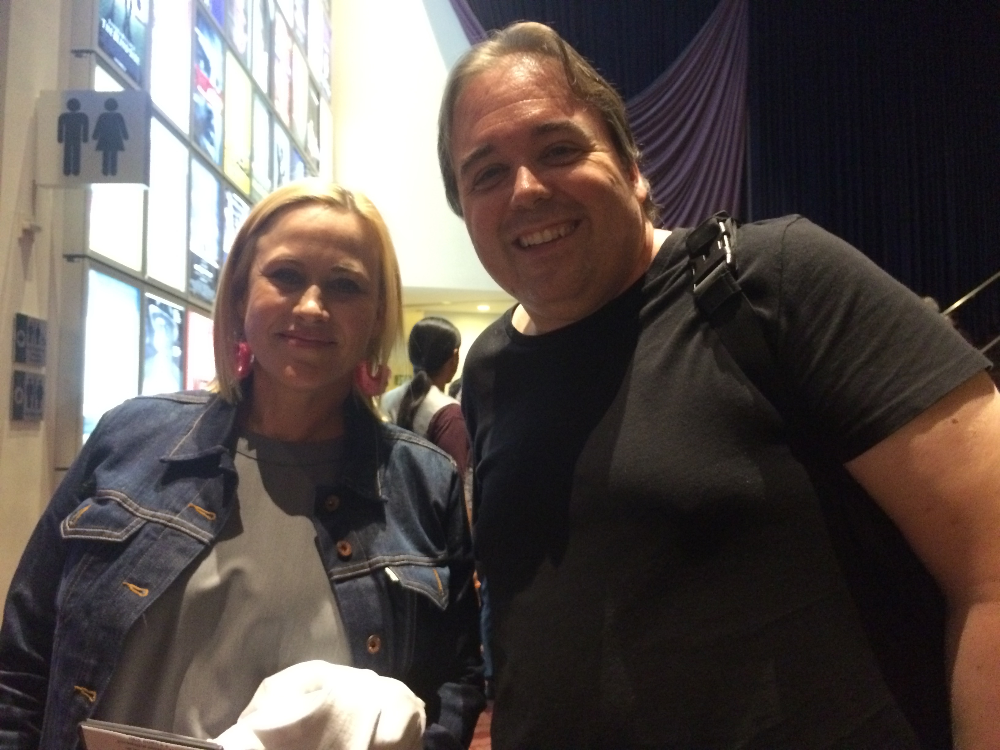 With Academy Award-winner Patricia Arquette, at a screening of BOYHOOD.