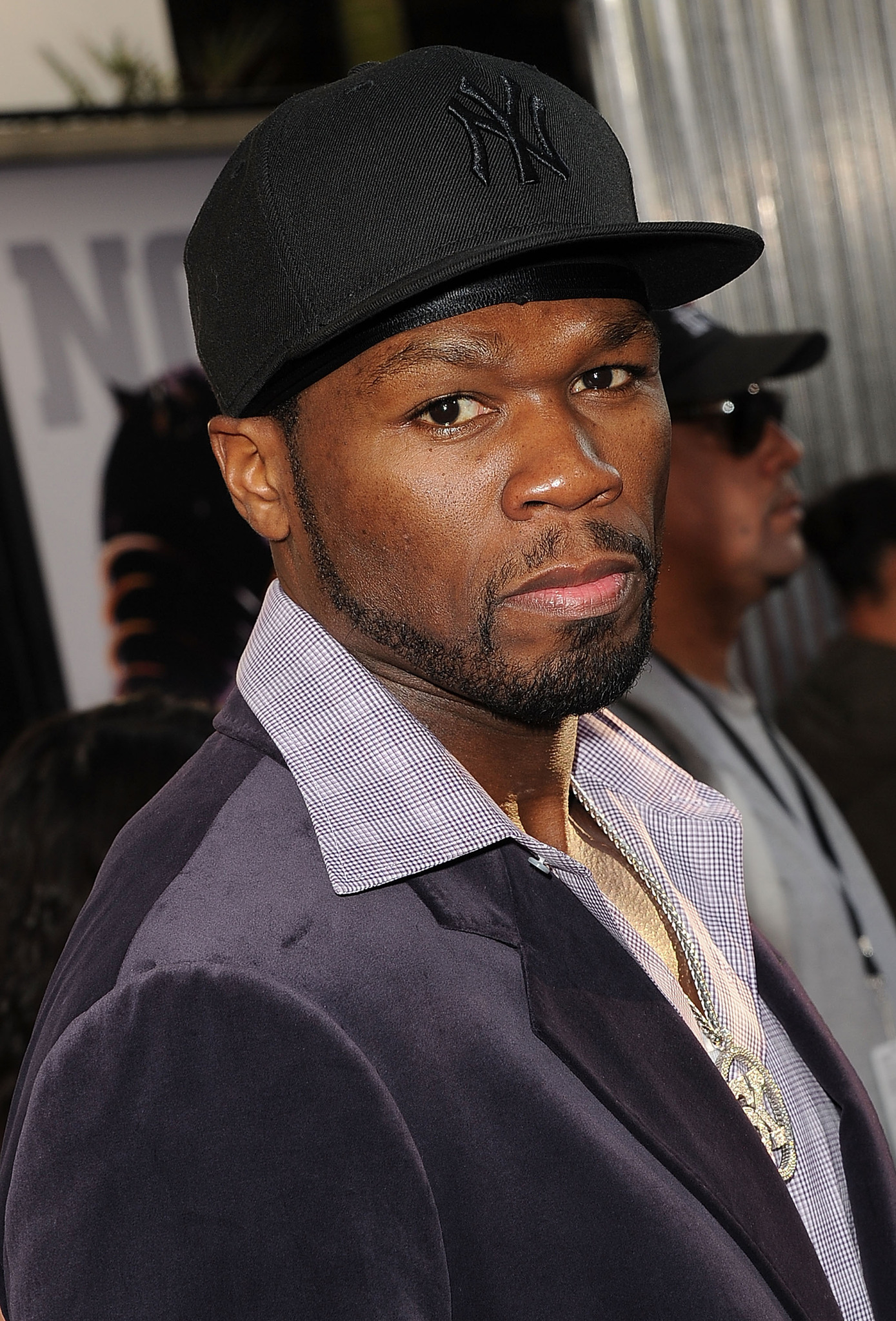 50 Cent at event of Grudintas plienas (2011)