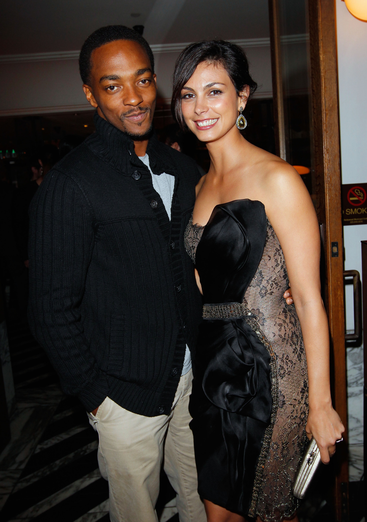 Morena Baccarin and Anthony Mackie