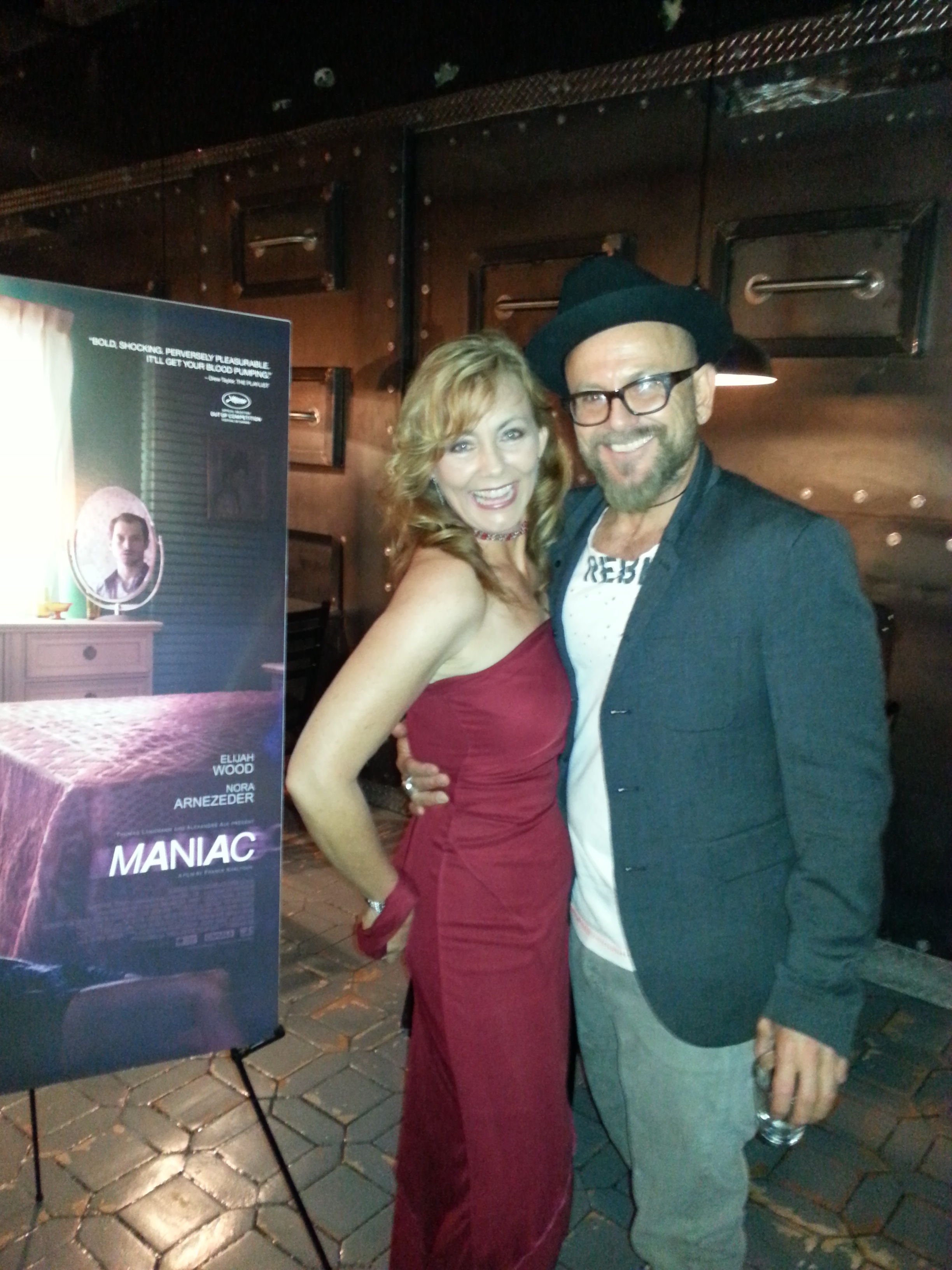 Jan Broberg and Director Franck at Premiere of Maniac