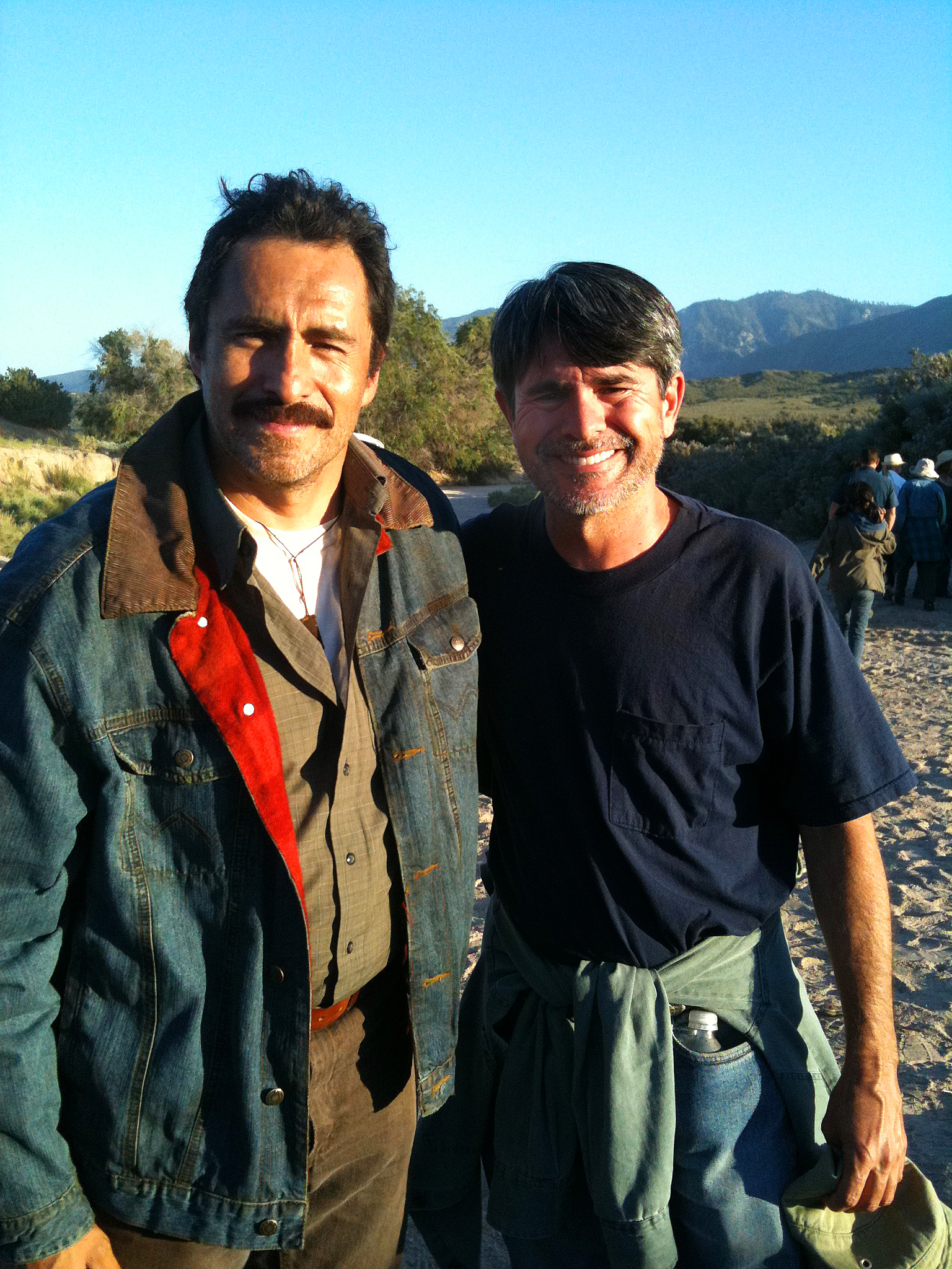 With Demian Bichir on Location of 