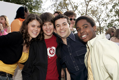 Fred Savage, Devon Werkheiser, Daniel Curtis Lee and Lindsey Shaw at event of Nickelodeon Kids' Choice Awards '05 (2005)