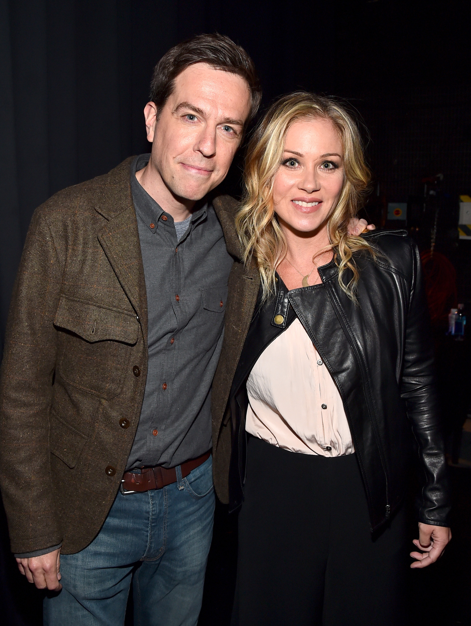 Christina Applegate and Ed Helms