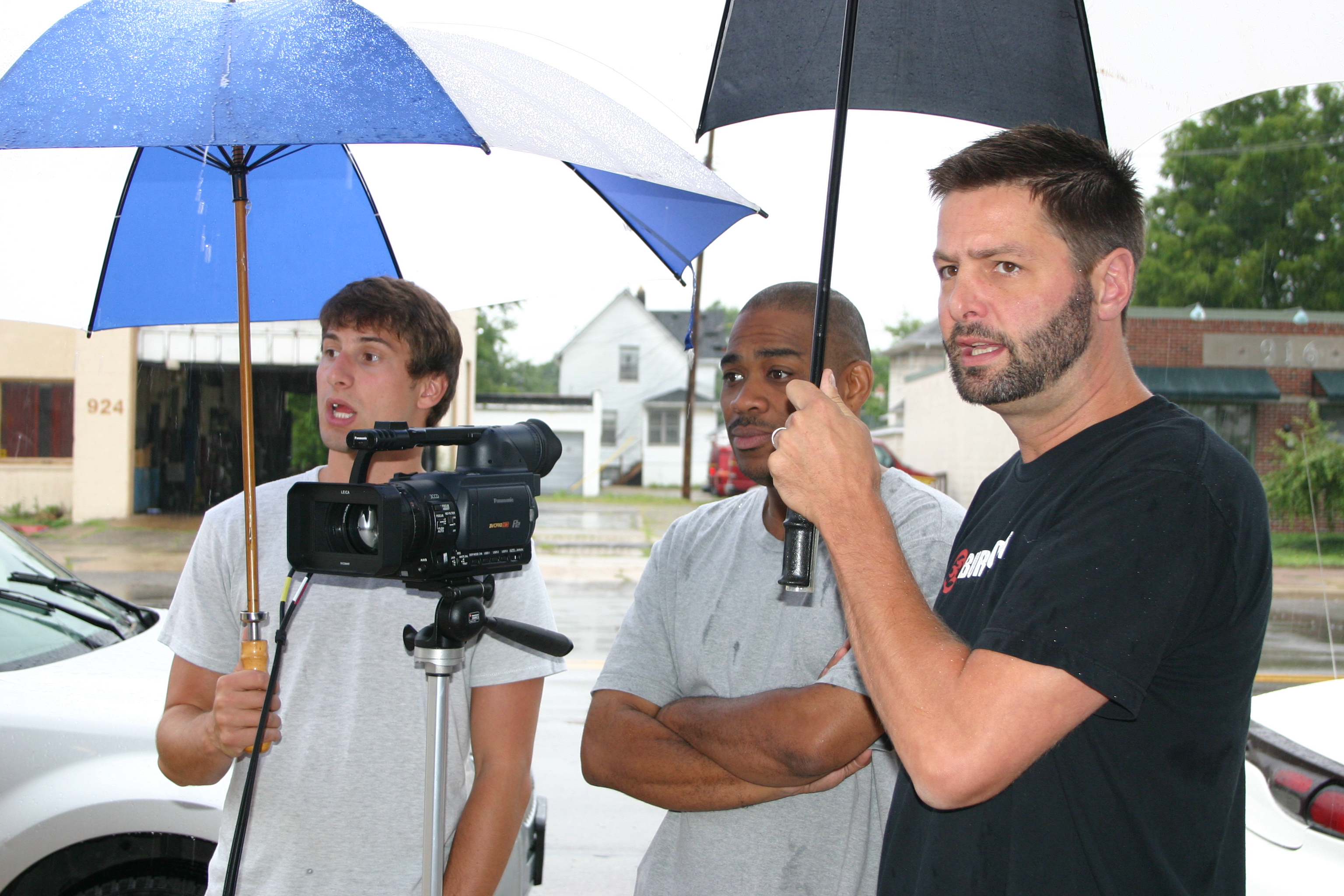 On the set Directing: 