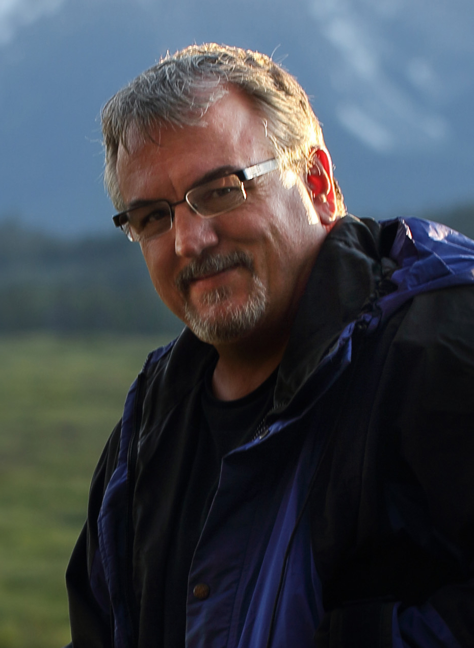 Jim Hanon, while filming in the Grand Tetons, WY