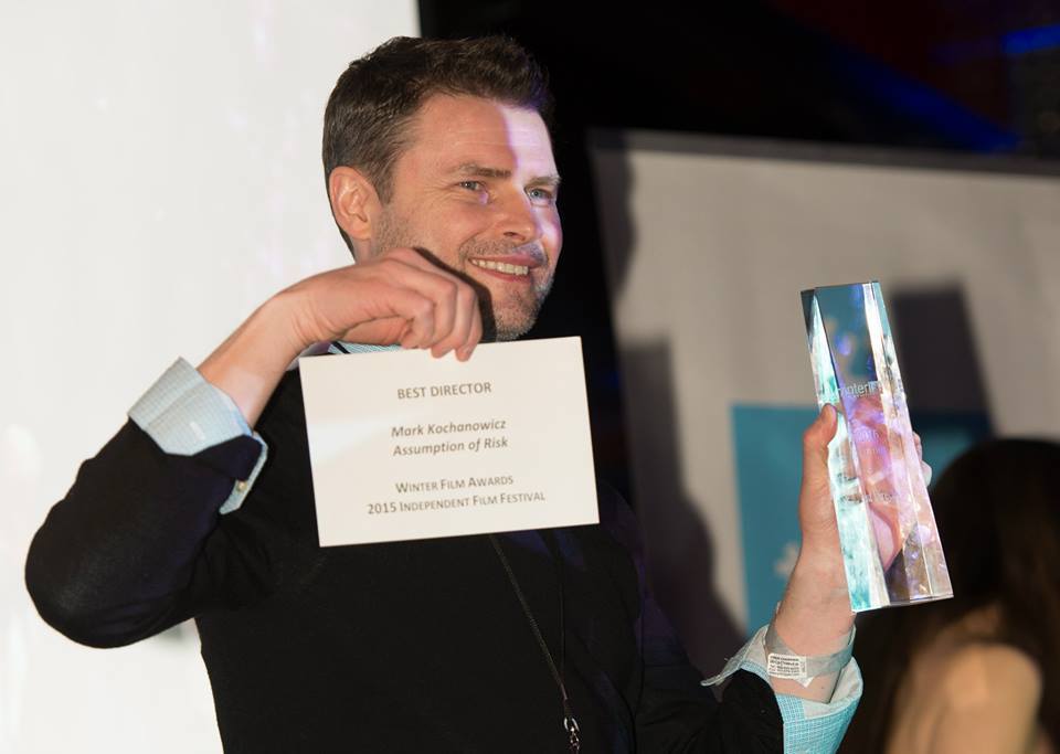 Mark Kochanowicz accepting the Best Director Award for 