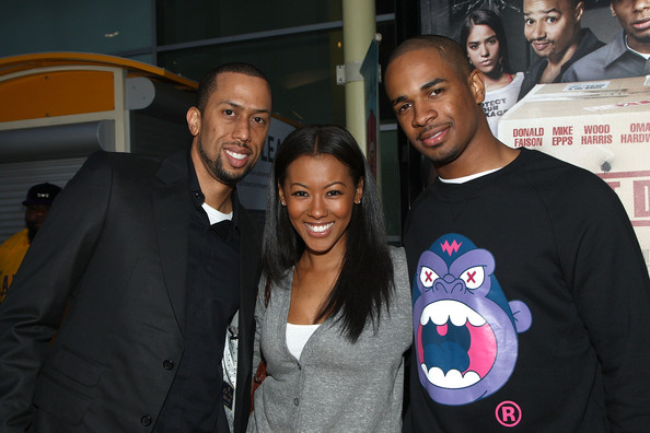 Actors Affion Crockett, Denyce Lawton and Damon Wayans Jr. arrive at the screening of Summit Entertainment's 'Next Day Air' held at the Arclight Theaters on April 29, 2009 in Hollywood, Ca