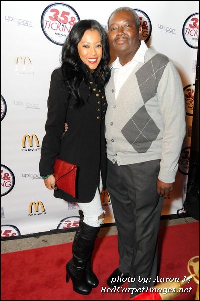 Denyce Lawton and her father Gregory Lawton Sr attend the Washington DC Screening of 