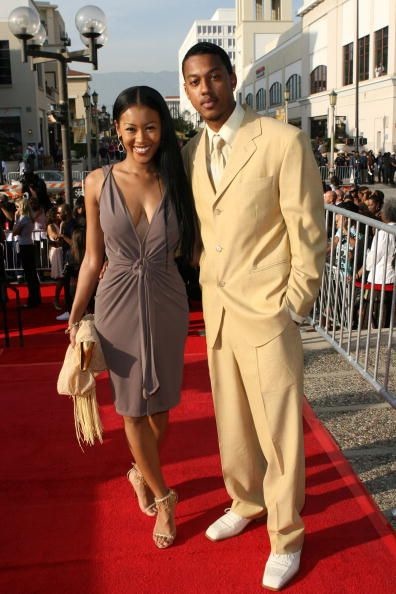 Actors Denyce Lawton & Wesley Jonathan at the 21st Annual Soul Train Music Awards - Red Carpet March 10, 2007 - Pasadena Civic Center Pasadena, Ca