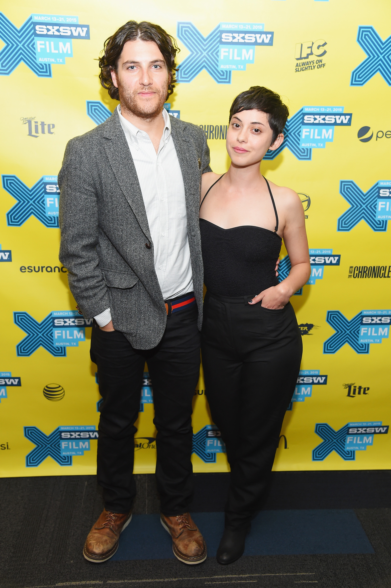 Adam Pally and Rosa Salazar at event of Night Owls (2015)