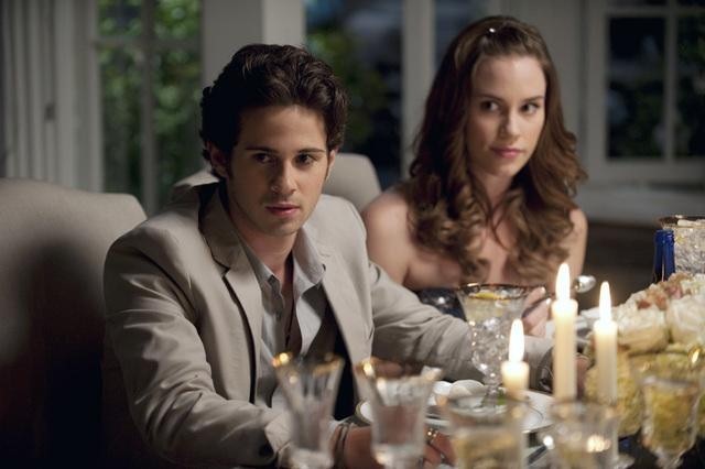 Still of Connor Paolo and Christa B. Allen in Kerstas (2011)