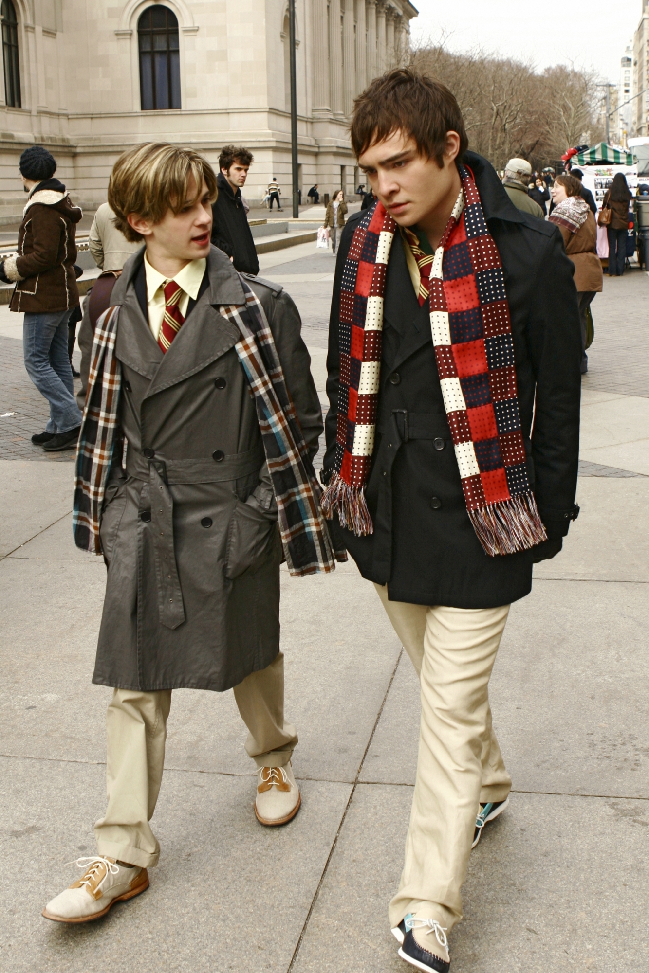 Still of Connor Paolo and Ed Westwick in Liezuvautoja (2007)