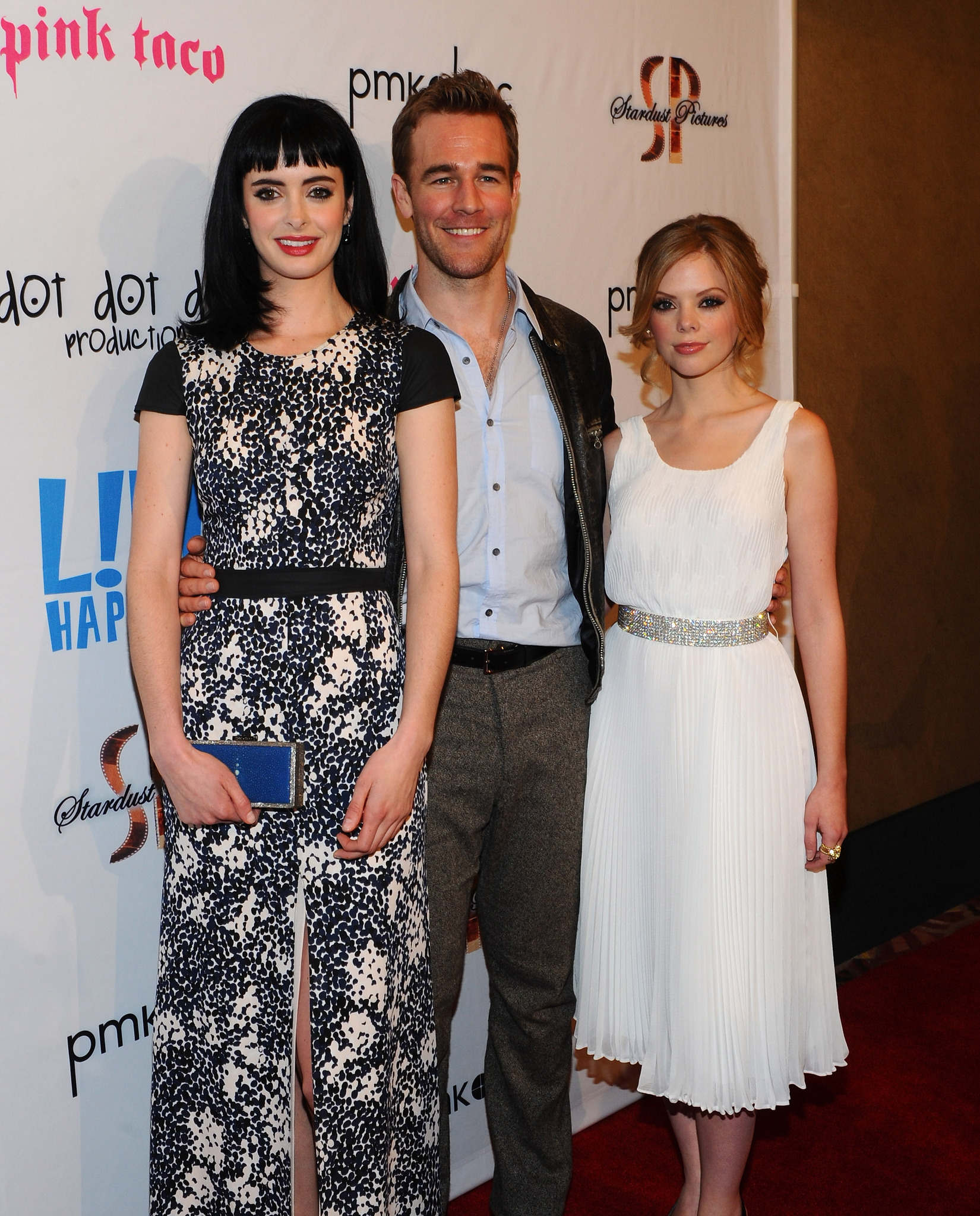 James Van Der Beek, Krysten Ritter and Dreama Walker at event of L!fe Happens (2011)