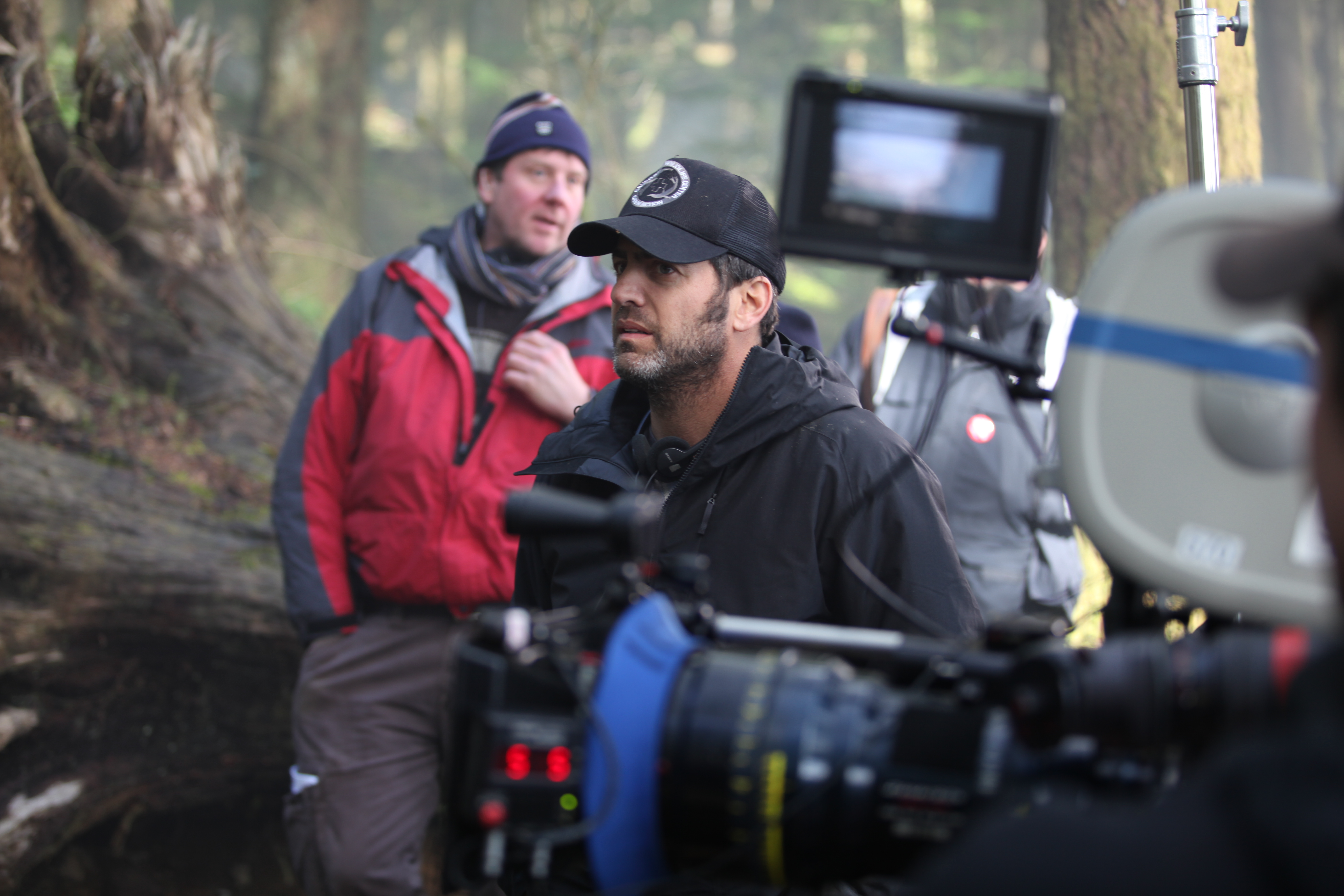 David Rosenthal on location in British Columbia on A Single Shot