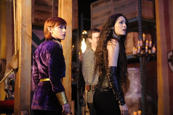 Still of Joanne Kelly and Allison Scagliotti in Warehouse 13 (2009)