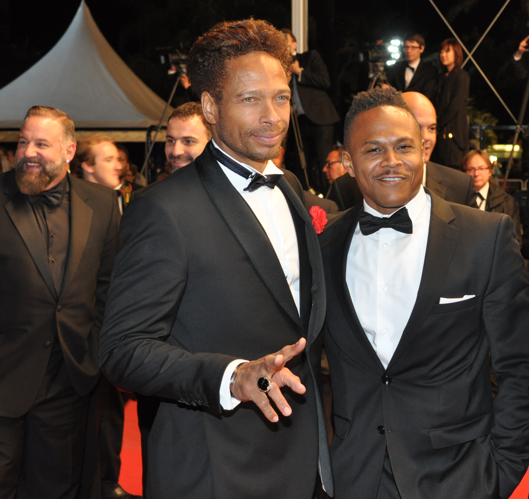 Cannes 2013 Gary Dourdan,Malik Barnhardt