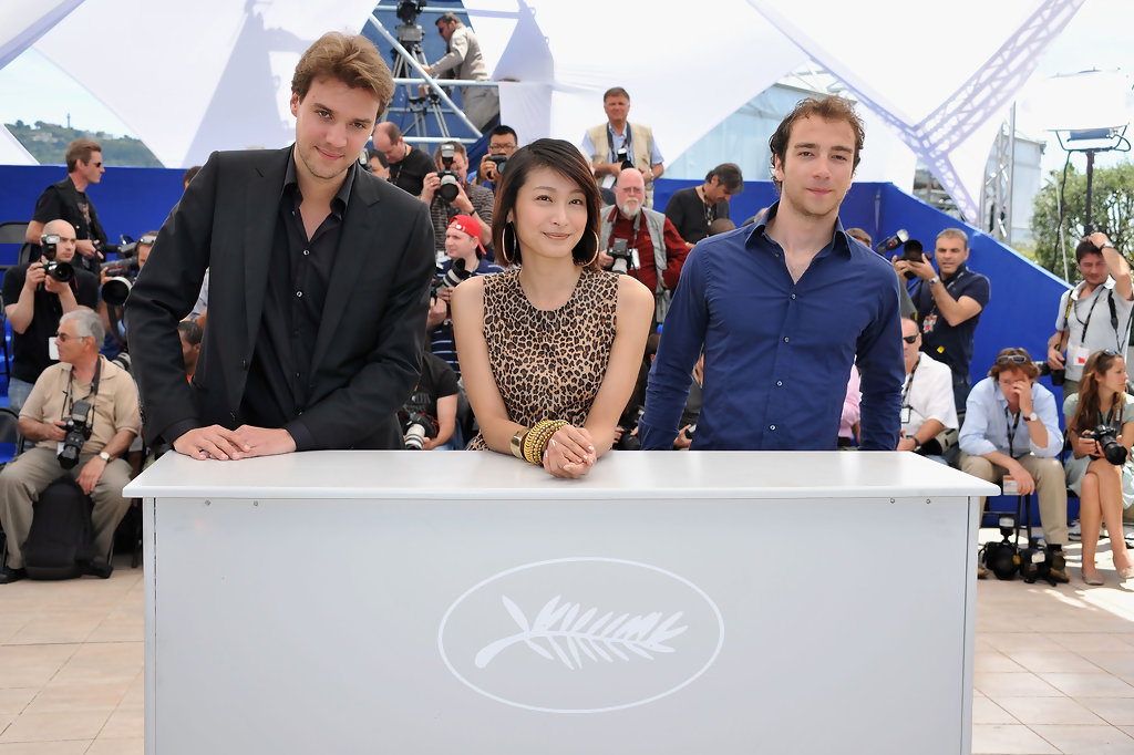 David Verbeek, Huan Ru-Ke and Stijn Koomen at the photocall in Cannes