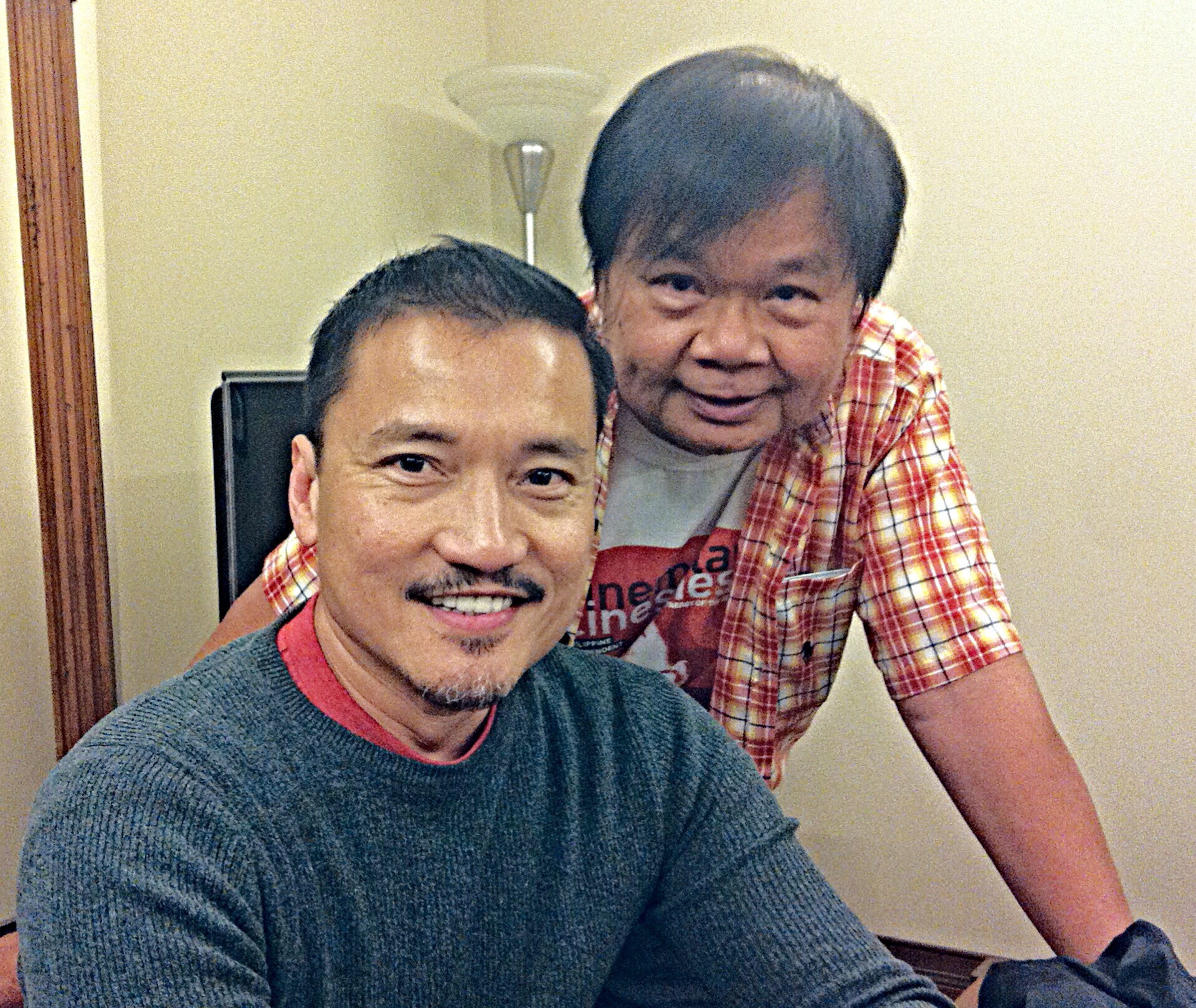 With Jon Jon Briones, a The Engineer in Ms Saigon, working with him in 