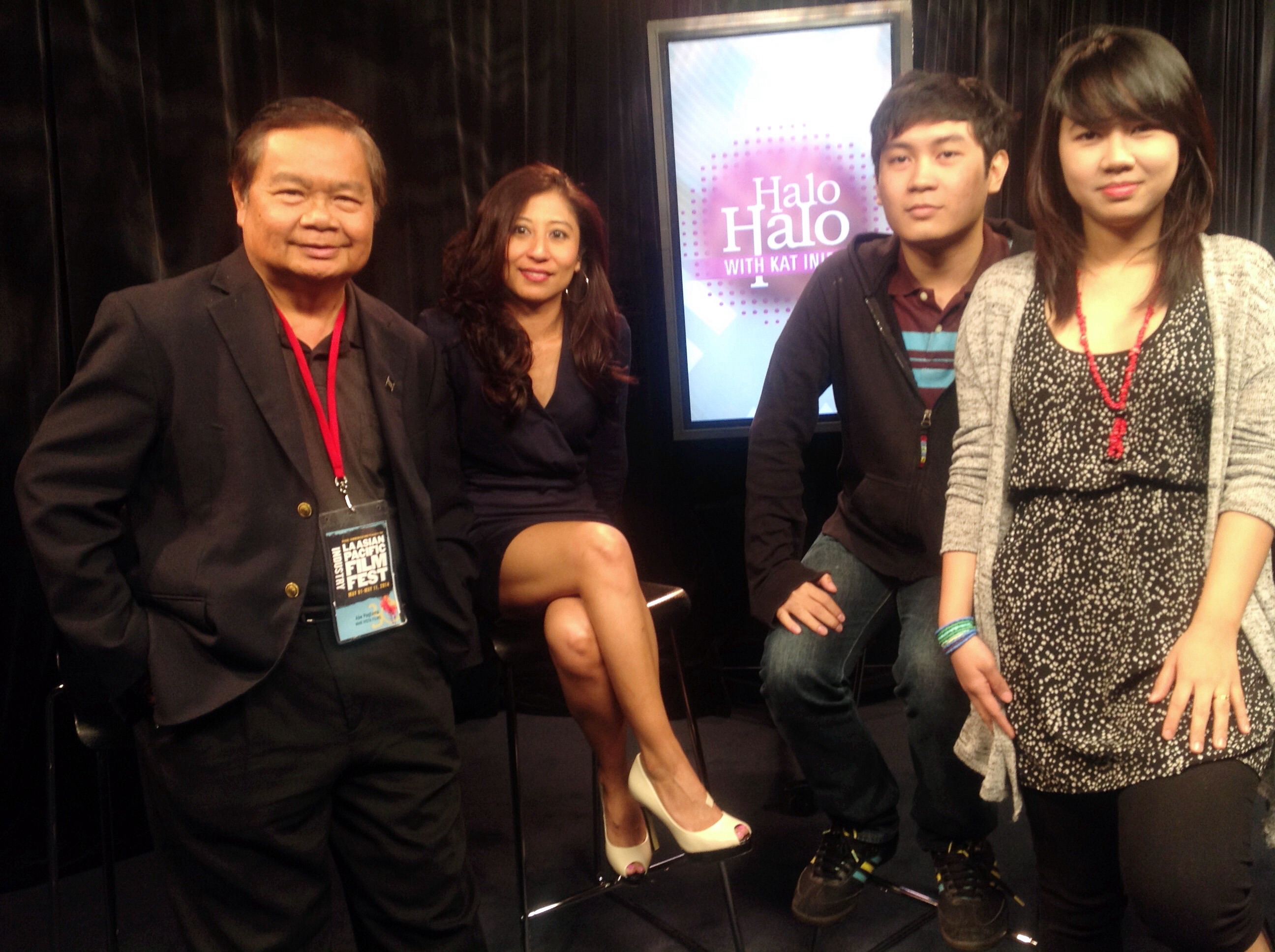 TV interview by Host of Halo Halo, Kat Iniba, With Direk Mikhail Red and Producer Pamela Reyes, About the Movie 
