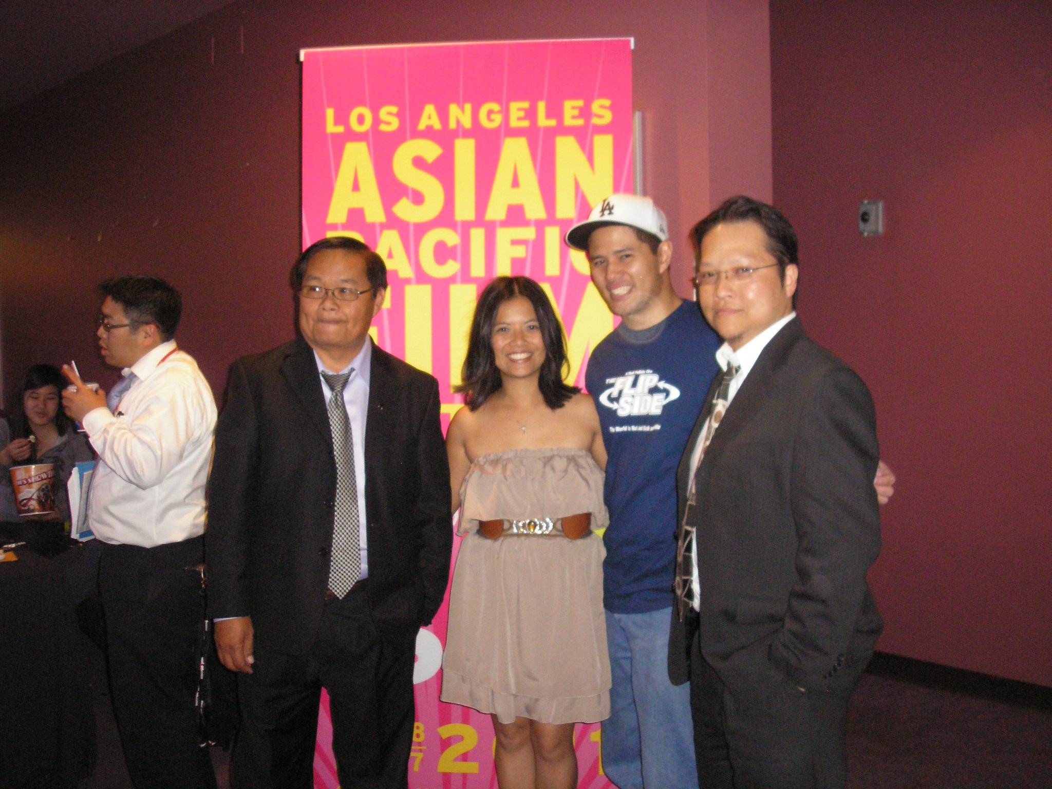 10th yr anniversary at Laemmle Sunset 5 04/30/11 with Abe Pagtama, Rona Par Meyazaki, Rod Pulido, and Edwin Santos.