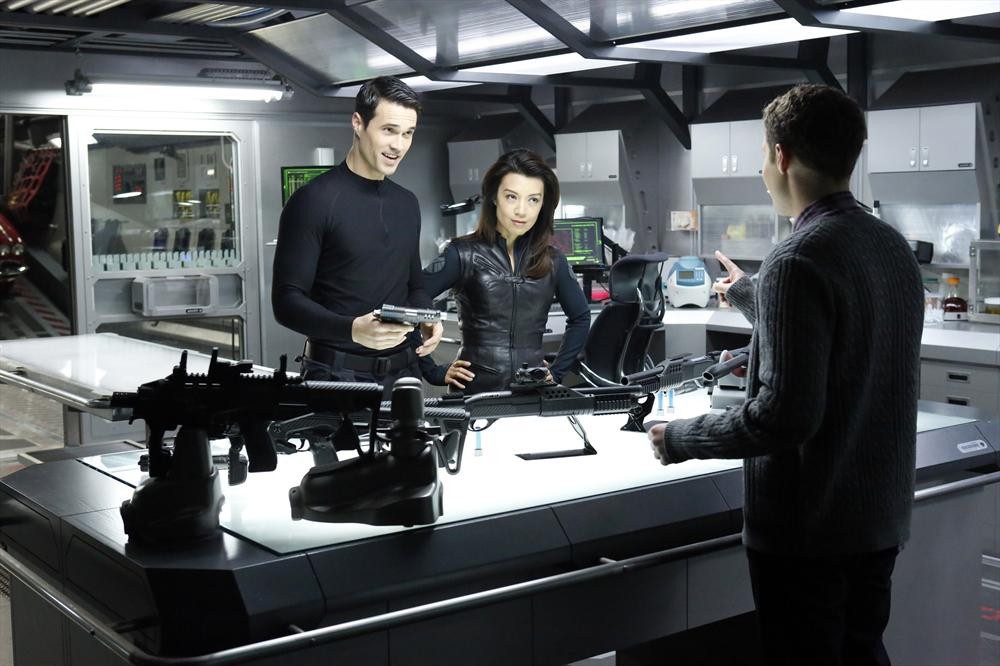 Still of Ming-Na Wen, Iain De Caestecker and Brett Dalton in Agents of S.H.I.E.L.D. (2013)