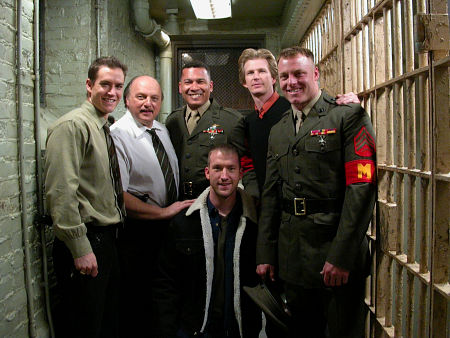 Scott Peat (center) on an episode of 