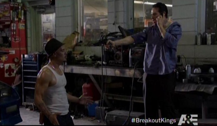 With Kevin Alejandro on Breakout Kings.