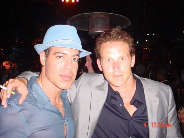 Roberto Sanz Sanchez with Cole Hauser. 2 Fast 2 Furious Premiere