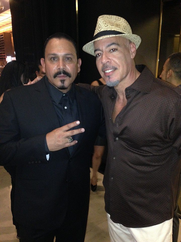 Hanging with Emilio Rivera at the screening of 