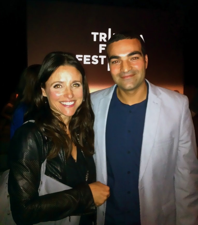 Julia Louis-Dreyfus and Martín Rosete at 2012 Tribeca Film Festival