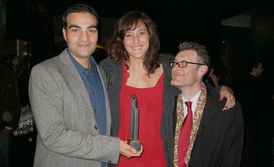 Martín Rosete, Miriam Ruiz Mateos and Jonathan Mellor at 2011 Gijon International Film Festival