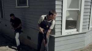 Ash Adams as DEA agent T. Rath in Ash's film Once fallen.