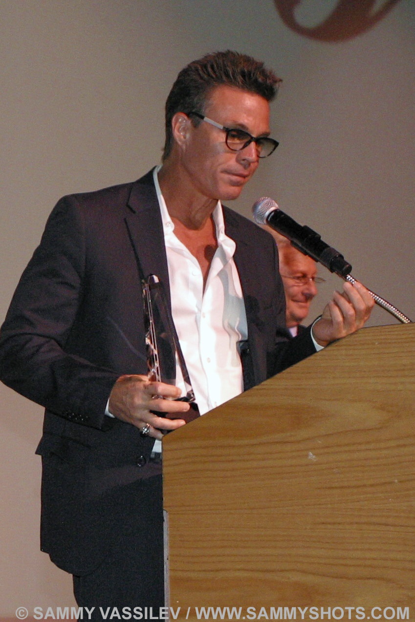 Las Vegas film festival 2011 Ash accepts special jury prize for his short Peter's hope.