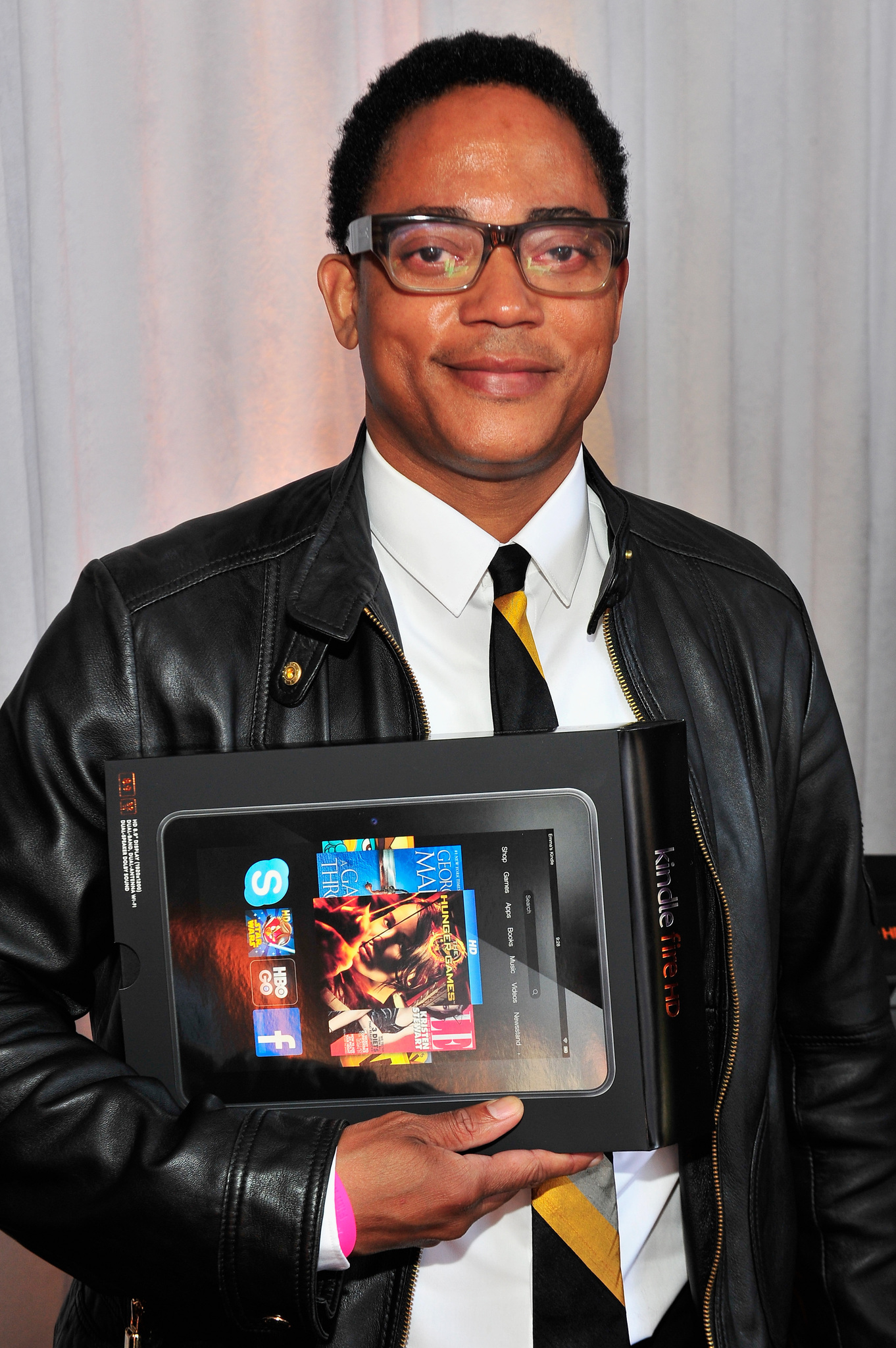 Patrick Cunningham poses in the Kindle Fire HD and IMDb Green Room during the 2013 Film Independent Spirit Awards at Santa Monica Beach on February 23, 2013 in Santa Monica, California.
