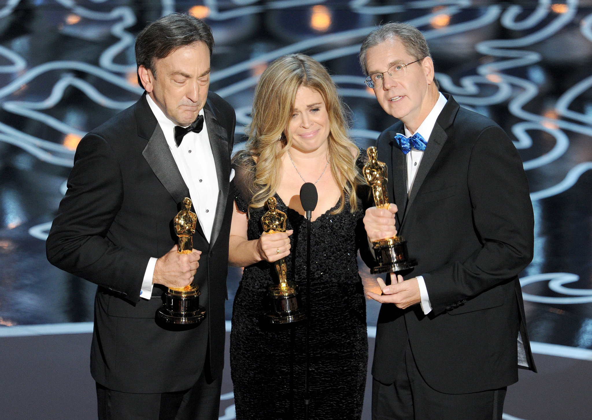 Chris Buck, Peter Del Vecho and Jennifer Lee at event of The Oscars (2014)