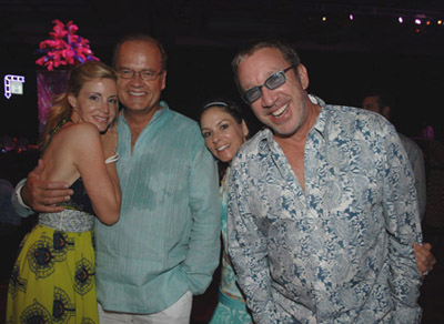 Tim Allen, Kelsey Grammer, Camille Grammer and Jane Hajduk