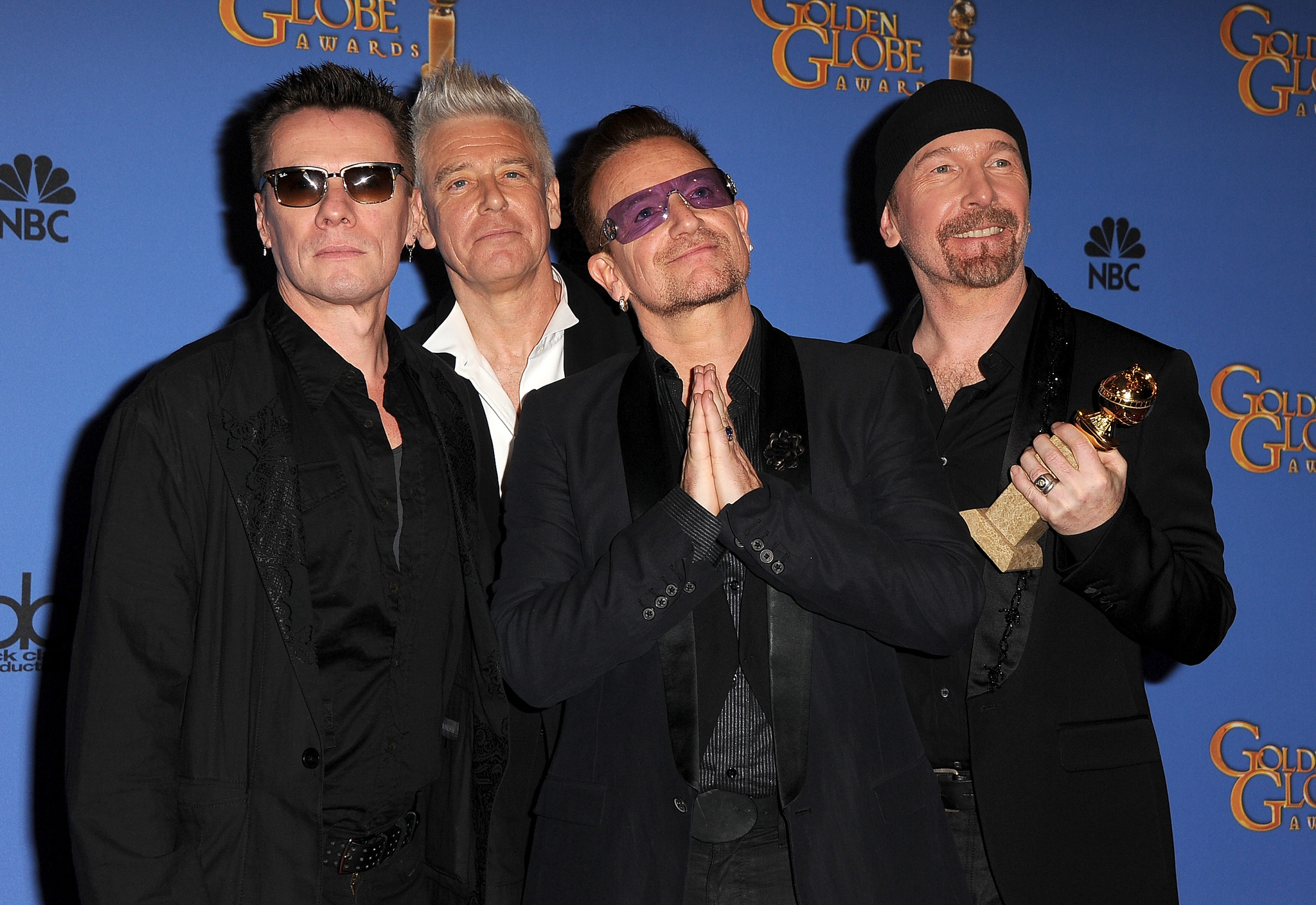 Bono, Adam Clayton, Larry Mullen Jr., The Edge and U2