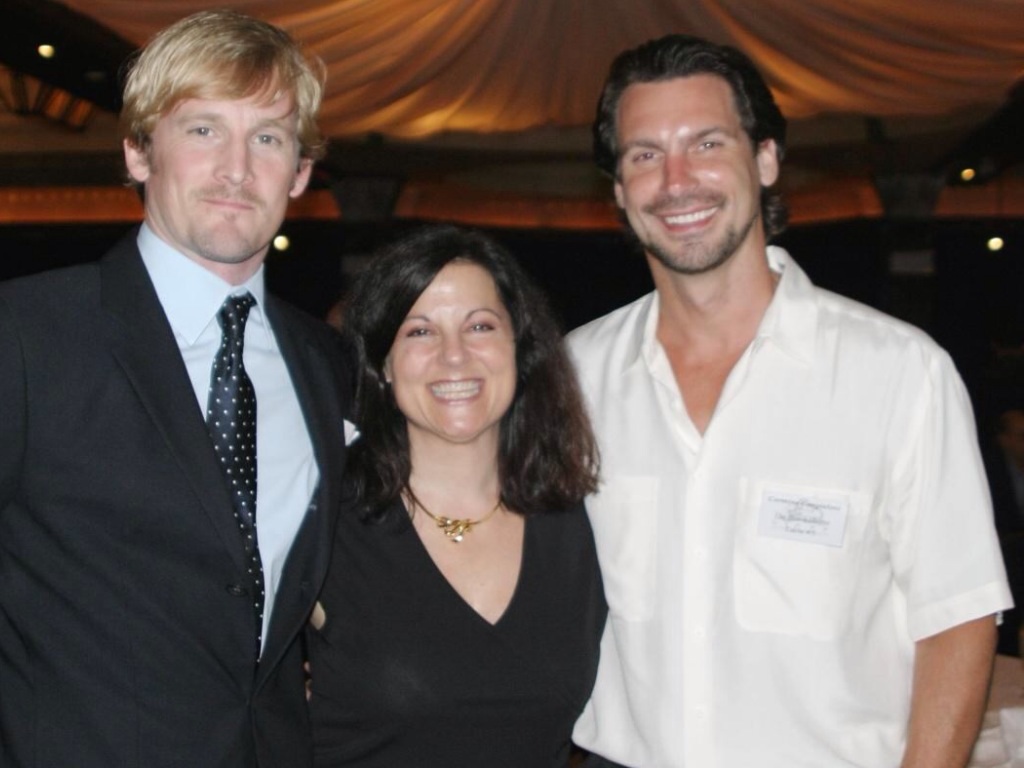 Julian Adams, Debra Markowitz, and Carmine Cangialosi at the Long Island International Film Expo