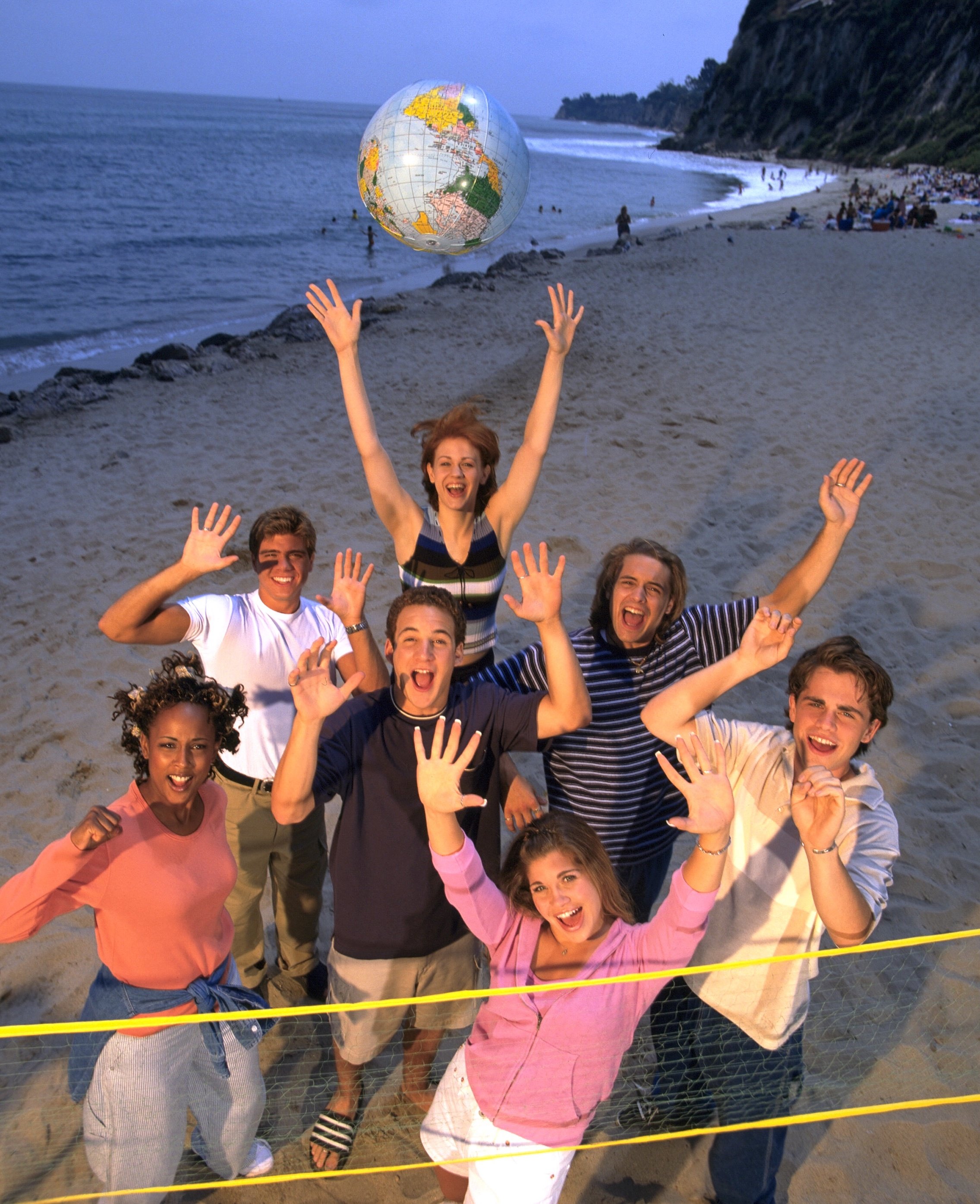 Still of Danielle Fishel, Trina McGee, Ben Savage, Maitland Ward, Will Friedle, Matthew Lawrence and Rider Strong in Boy Meets World (1993)