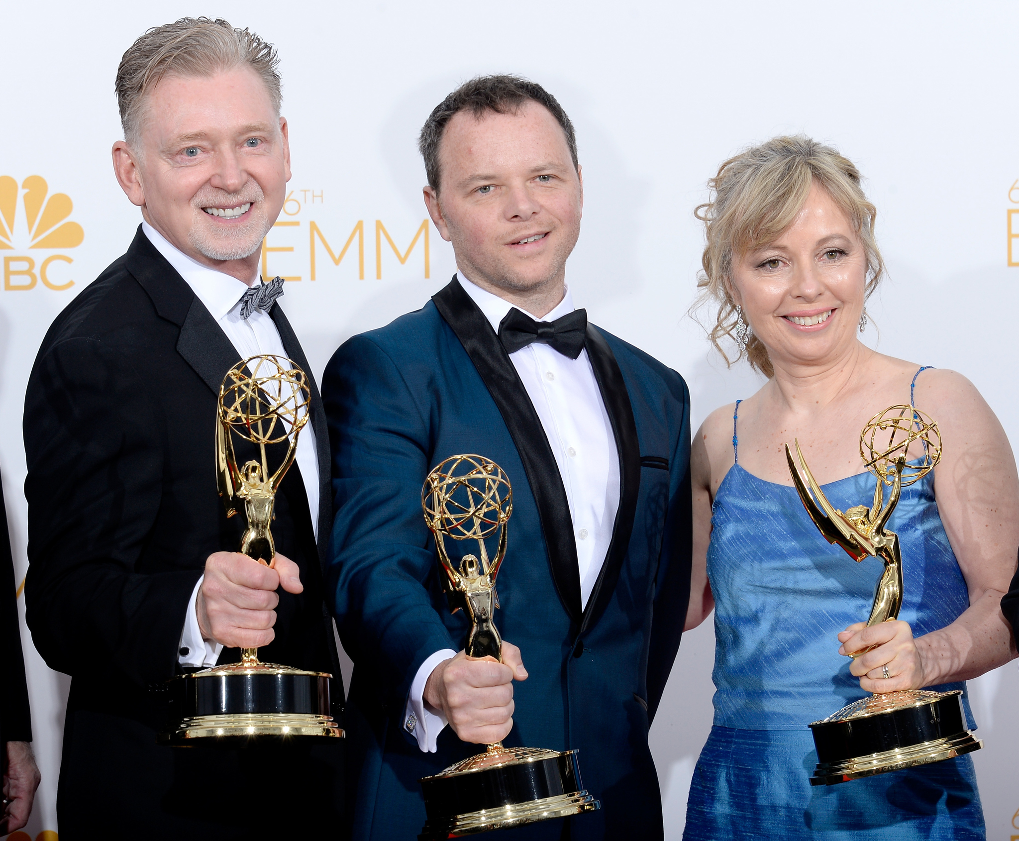 Warren Littlefield, Kim Todd and Noah Hawley at event of The 66th Primetime Emmy Awards (2014)